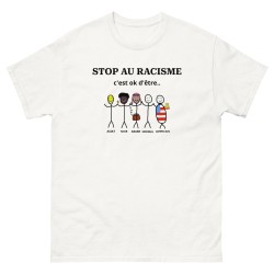 T-shirt beauf "stop au racisme"