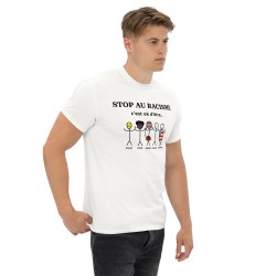 T-shirt beauf "stop au racisme"