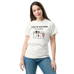 T-shirt beauf "stop au racisme"